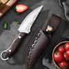 Stainless Steel Kitchen Knife with Cover Chef Knives Wood Handle Paring Knife Meat Fruit Knife Cooking Cutter