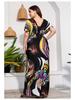 Женское платье большого размера в пол для пляжного отдыха (M-5XL)