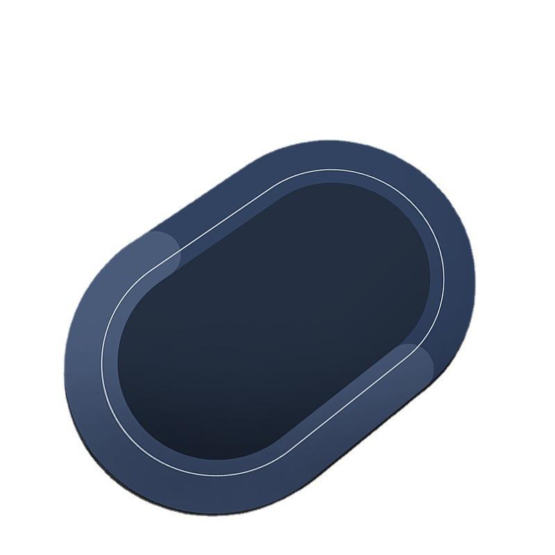 Simple Wordless Diatom Mud Style Soft Cushion Household Bathroom Door Mat Bathroom Water Absorption Quick-drying Anti-slip Foot Mat