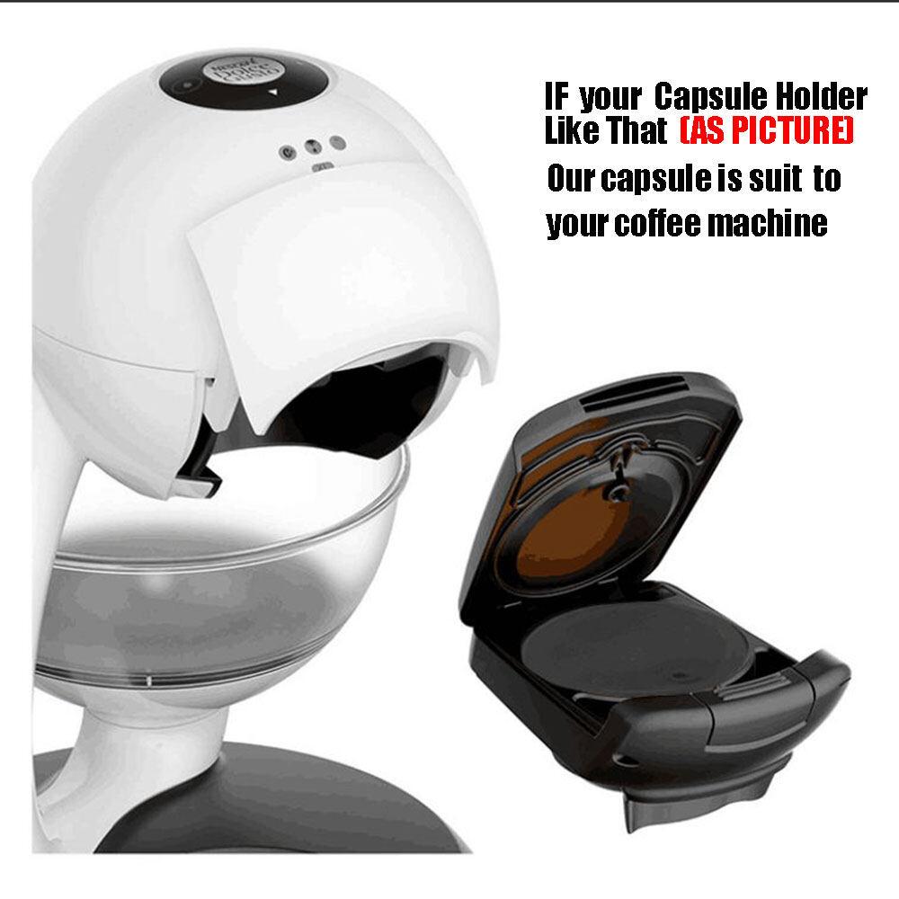 i Cafilas [HR-104] Многоразовые капсулы для кофе, фильтры для кофе, чашки для приготовления крема из нержавеющей стали, тамперный зажим для машины Dolce Gusto LUMIO EDG, Mini Me