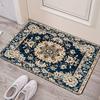 Mandala Floral Pattern Traditional Modern Bohemian Geometric Door Mat Decorative Elegant Carpet Rug For Entryway Home Decoration