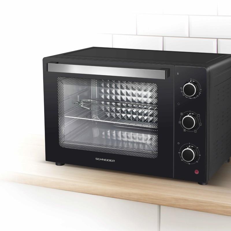 Schneider - Sceo2355mfb - Four électrique 55l - Chaleur Tournante - 1900w - Tournebroche