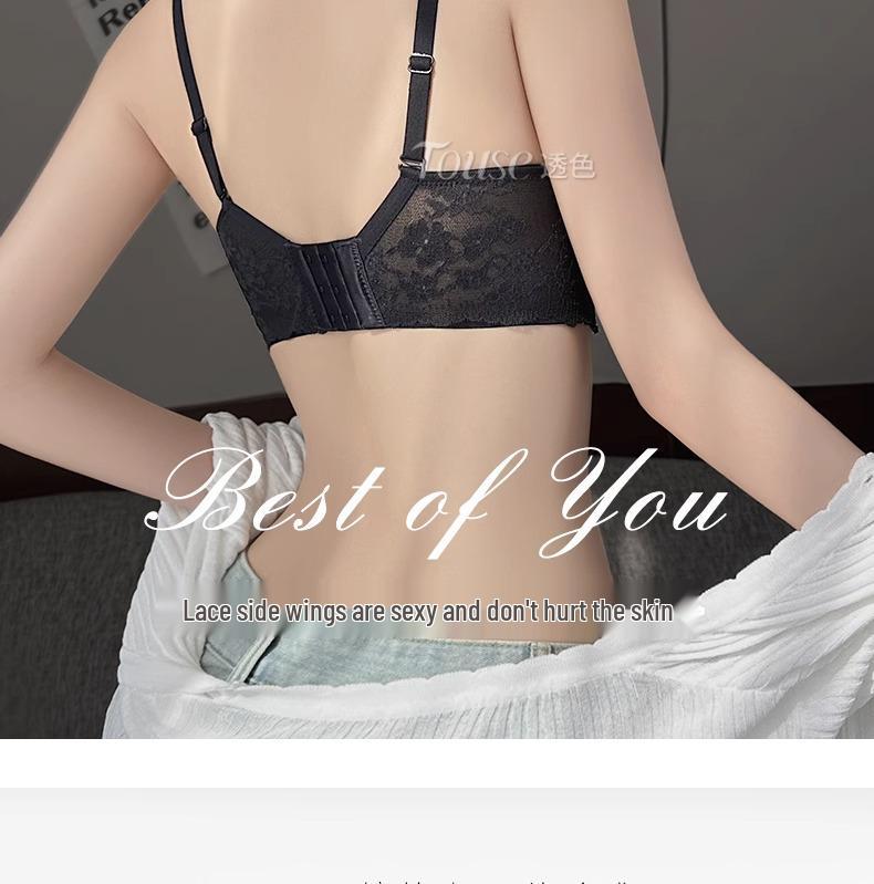 Сексуальный кружевной бюстгальтер пуш-ап: Увеличивает маленькую грудь за счет подъема и поддержки, конструкция против провисания
