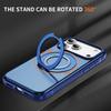 360 Магнитная подставка для чехла iPhone 17/Air/16/15/14/13/12 Pro Max 11, Подходит для магнитной вращающейся кольцевой подставки, Тонкий, полупрозрачный