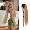 Wig Ponytail Tie Cornrows Ponytail Wig Piece Women High Temperature Silk Stretch Lace Inner Mesh Tie Ponytail