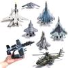 Конструктор DIY Серия Военная Блоки AH-64 ударный вертолет F14 SU57 F22 Истребитель-невидимка Тяжелый Грузовик Модель Игрушки Для Мальчика