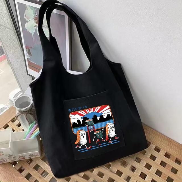 Женская модная сумка для покупок, женская парусиновая сумка для покупок, жилет, сумки из хлопка, многоразовые продуктовые эко-тоут, сумки-тоут