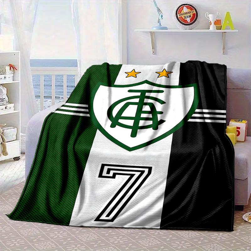 America Futebol Clube Portable Blanket/Soft Blanket Bedding Blanket Suitable for Travel Camping Living Rooms Offices Sofas Fan Gifts