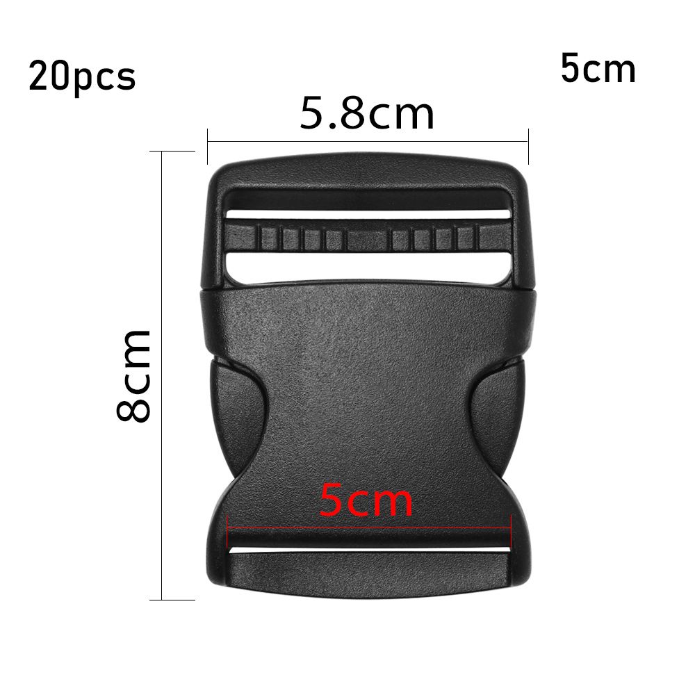 Пластиковая черная тесьма для ремня рюкзака, детали для браслета из паракорда, изогнутая пряжка, боковые пряжки