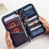 Новый кошелек для путешествий Держатель для семейных паспортов Креативный водонепроницаемый кейс-органайзер для документов Дорожные аксессуары Сумка для документов Держатель для карт