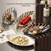 Elegant Transparent Leaf-Shaped Fruit Bowl: Durable, Drop-Resistant Display for Snacks & Dried Fruits
