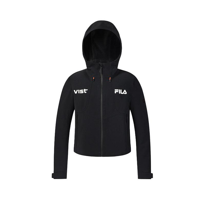 Fila EXPLORE Куртки Женские Pitch Black BK С капюшоном На флисовой подкладке Другое A11W617723F-BK