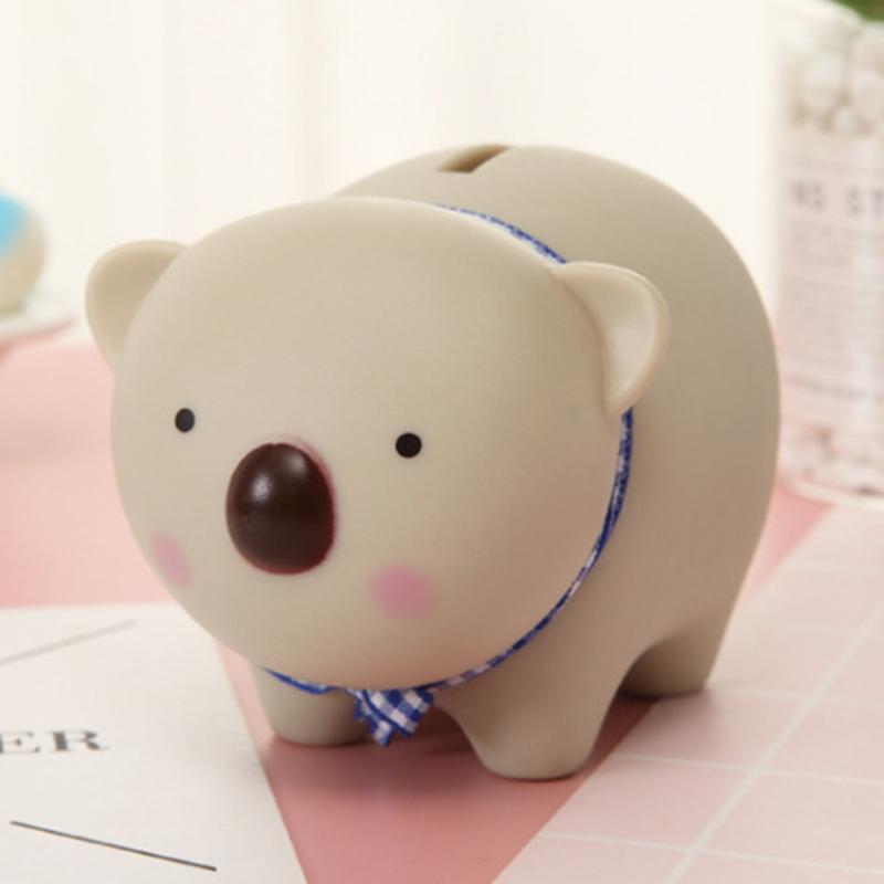 Дети Милая Копилка Животные Свинья Кошка Панда Форма Копилка Игрушки Сокровища Монеты Сохранение Настольный Декор Детский Игровой Дом Подарки