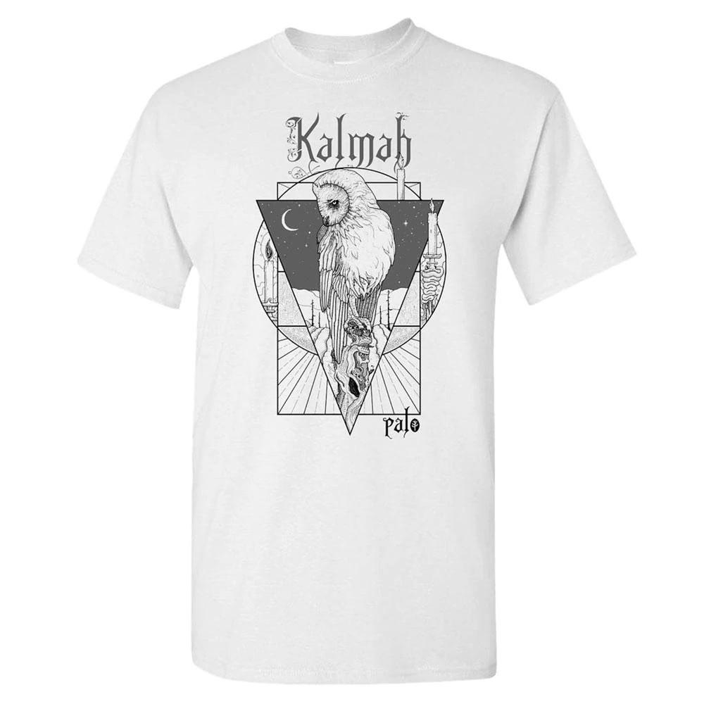 KALMAH cd lgo PALO OWL Официальная Футболка MED Новый болотный лорд черный вальс вернется Унисекс Футболка