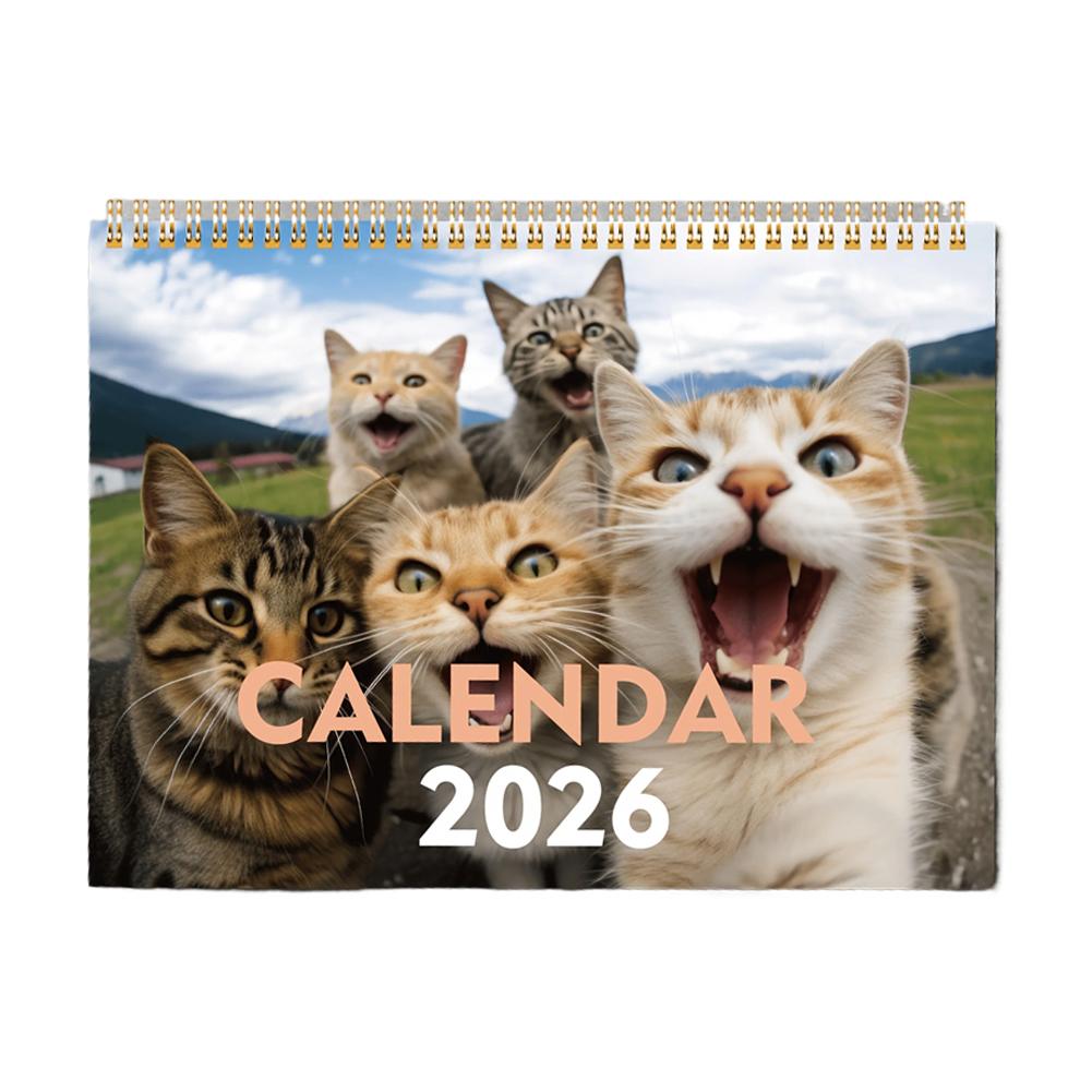 2026 Medieval Cat Mindful Magic Wall Calendar 12 Months Daily Weekly Monthly Agenda Schedule Organizer Planner Home Office Decor