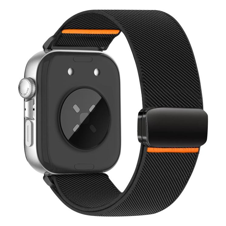 Нейлоновый ремешок для часов Huawei Fit3/Fit4/Pro с магнитной застежкой и металлическими звеньями