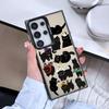Для Samsung Galaxy S24 S23 Ultra Plus FE S25 S22 Ultra Plus S21 FE Лазерный Чехол для Телефона Милые Популярные Мультяшные Коты Коллекция Чехлов