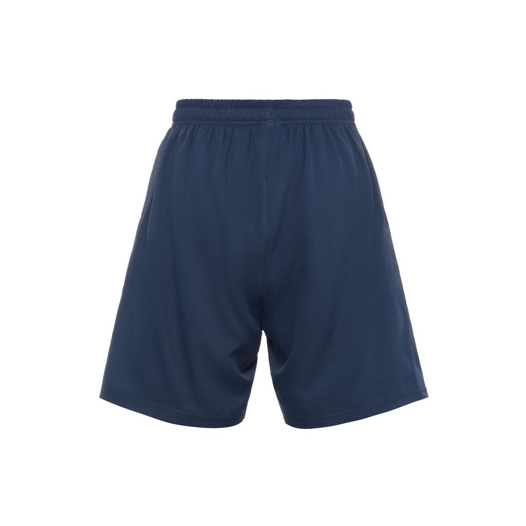 Li Ning Solid Color Brand Logo High Waist Drawstring Shorts Men Shorts Navy-Blue AAPT697-2