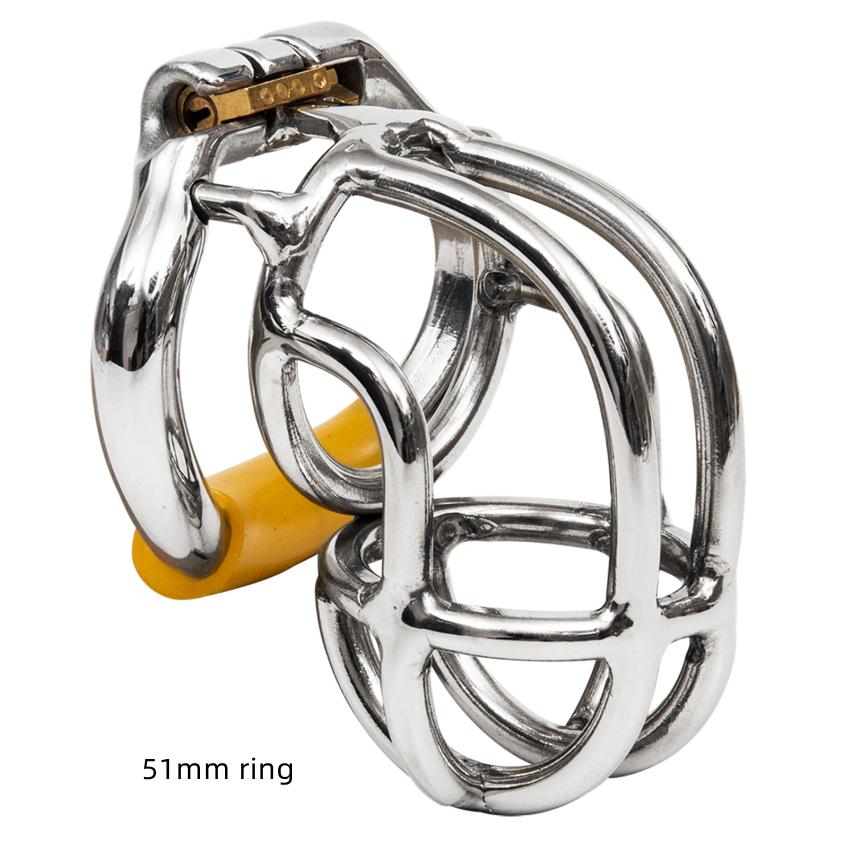 Эргономичное устройство верности для мужчин из нержавеющей стали, клетка для члена, замок для пениса, кольцо для члена, пояс верности, S056