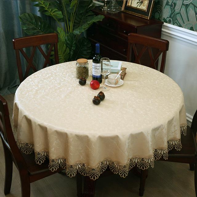 Новая китайская усовершенствованная скатерть Sense, водонепроницаемая и маслостойкая, не требующая стирки, новая большая круглая скатерть для чайного столика