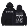 Rapper Drake 90s Vintage Graphic Hoodie Men Women Hip-hop Fashion Sweatshirt Winter Long-sleeved Casual Pullover Streetwear Tops