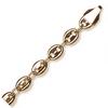 [Q4585] - Цепочка «Кофейное зерно» с золотым покрытием - 70 см 10x7 мм