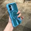 Magnetic Stand Holder Shockproof Case for iPhone 17 16 Pro Air 15 14 13 12 11 Pro Max for Magsafe Bumper Frosted PC Phone Shell