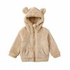 Baby Kids Fleece Hooded Coat Winter Warm Zipper Jacket Cute Bear Style