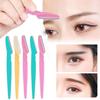 3/6Pcs Eyebrow Razor Eyebrow Trimmer Hair Remover Set Women Face Razor Eyebrow Trimmers Blades Shaver For Makeup Cosmetic