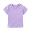 KIDDIEZOOM Модная и удобная футболка с коротким рукавом для младенцев и маленьких детей, мальчиков и девочек, 100% чистый хлопок, мягкая одежда для новорожденных