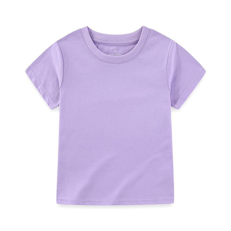 KIDDIEZOOM Модная и удобная футболка с коротким рукавом для младенцев и маленьких детей, мальчиков и девочек, 100% чистый хлопок, мягкая одежда для новорожденных