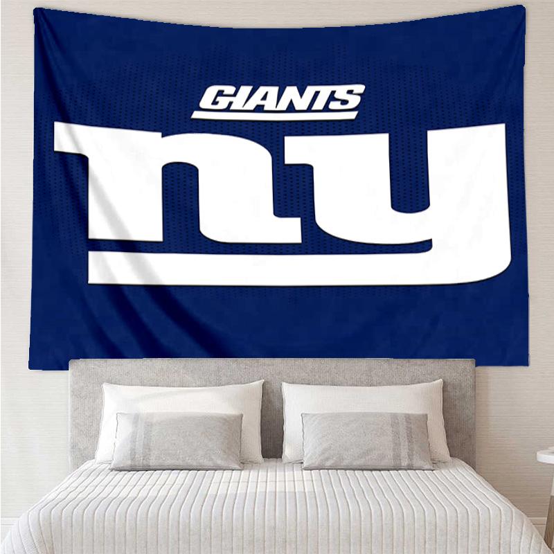 Гобелен с логотипом New York Giants для спальни, эстетичный гобелен для класса, настенное панно для гостиной, общежития, офиса, идеальный креативный подарок
