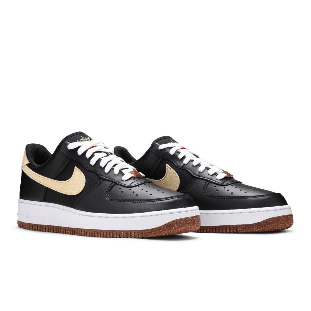Nike Air Force 1 '07 LV8 'Pomegranate' (Unisex) Black / Solar Flare / White / Black Skateboard Shoes CZ0338 001