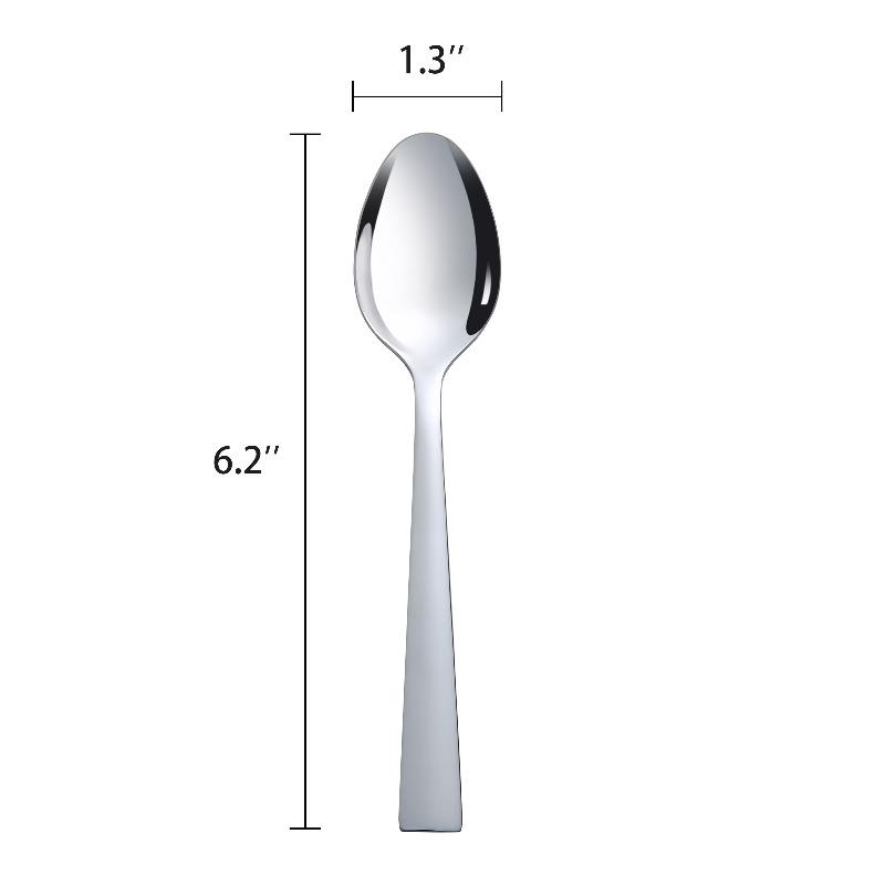 Stainless Steel Teaspoons Adult 3 Piece Set ,Silver4