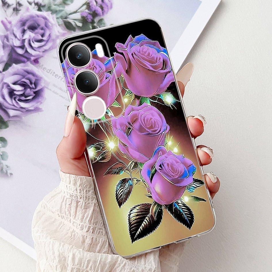 Silicone Case For Vivo Y19s V2419 Cover Lovely Cat Butterfly Cartoon Soft Back Protective Shell For Vivo Y19s 4G Y 19s TPU Coque