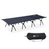 WAQ 2WAY WIDE COT 2WAY Wide Cot Cot Camping Cot Camping Bed Wide Folding Width 80cm 600D High-Low (BLACK - Sheet)