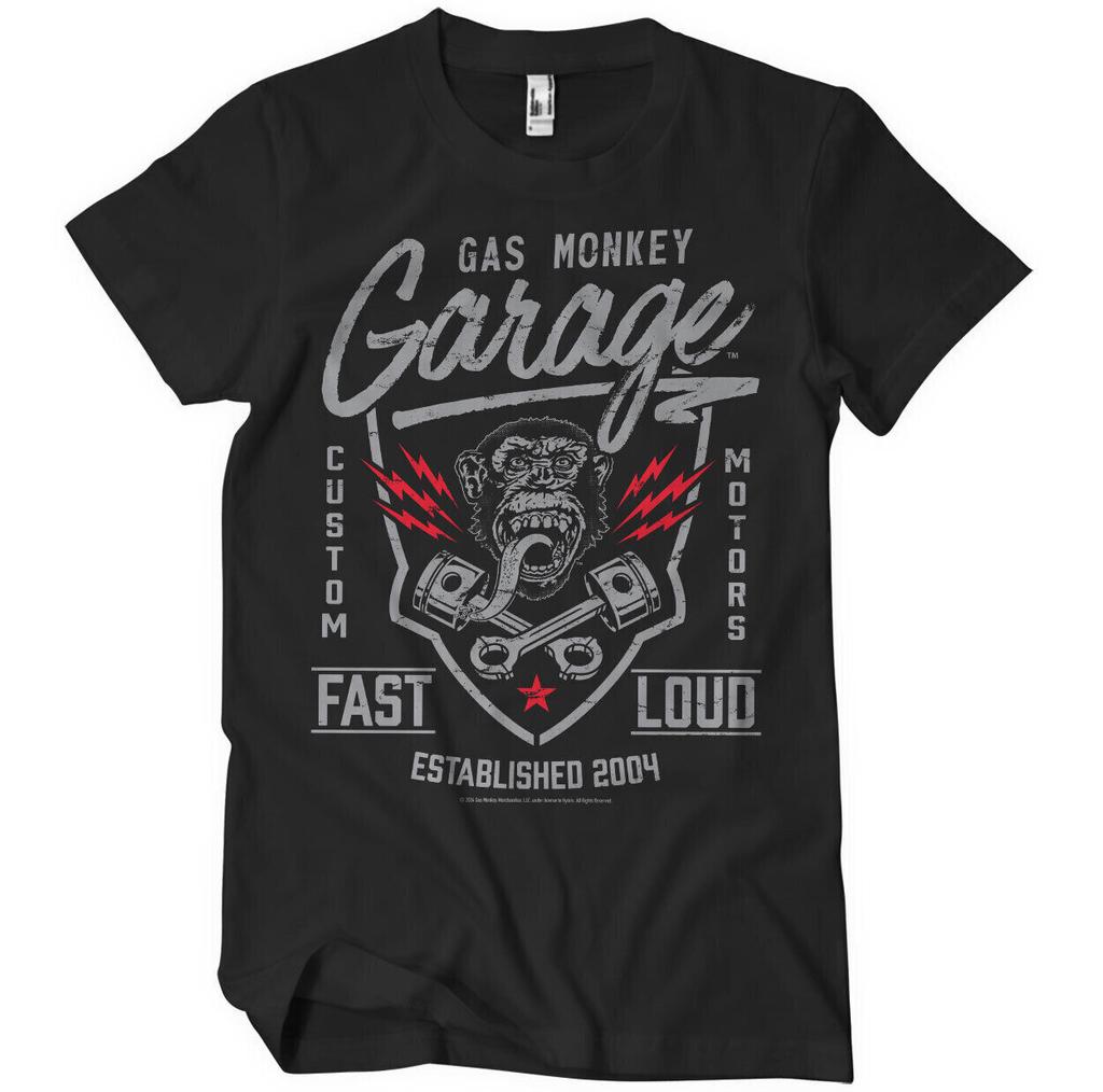 Licenza Ufficiale Gas Monkey Garage Fast 'N Loud T-Shirt