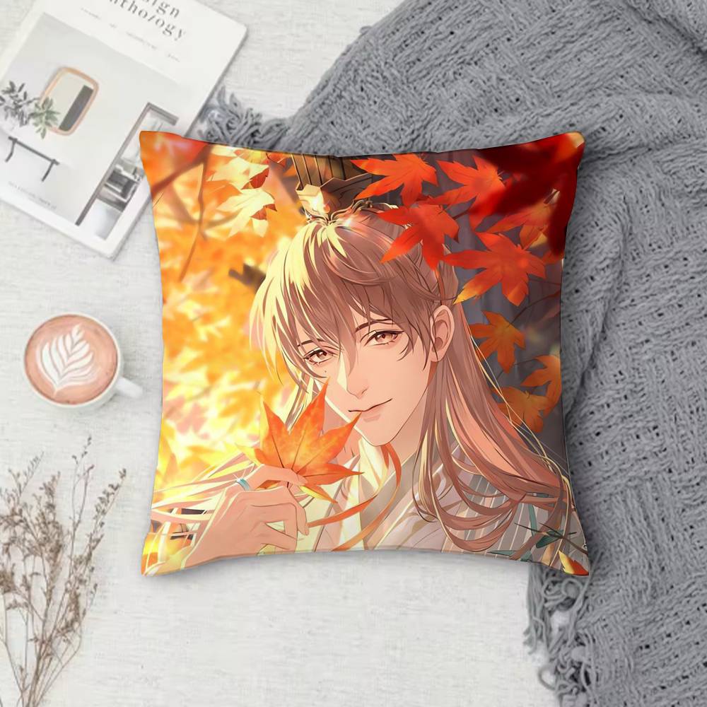 Code Kite Anime Character Doublesided Printed Square Pillow Cover Decorative Cushion Cover for Sofa Bedroom Bedside
