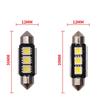 2/1 шт 12 В гирлянда 3SMD Canbus 36 мм CANBUS без ошибок 3 светодиодных купольных светодиодных лампочки для номерного знака
