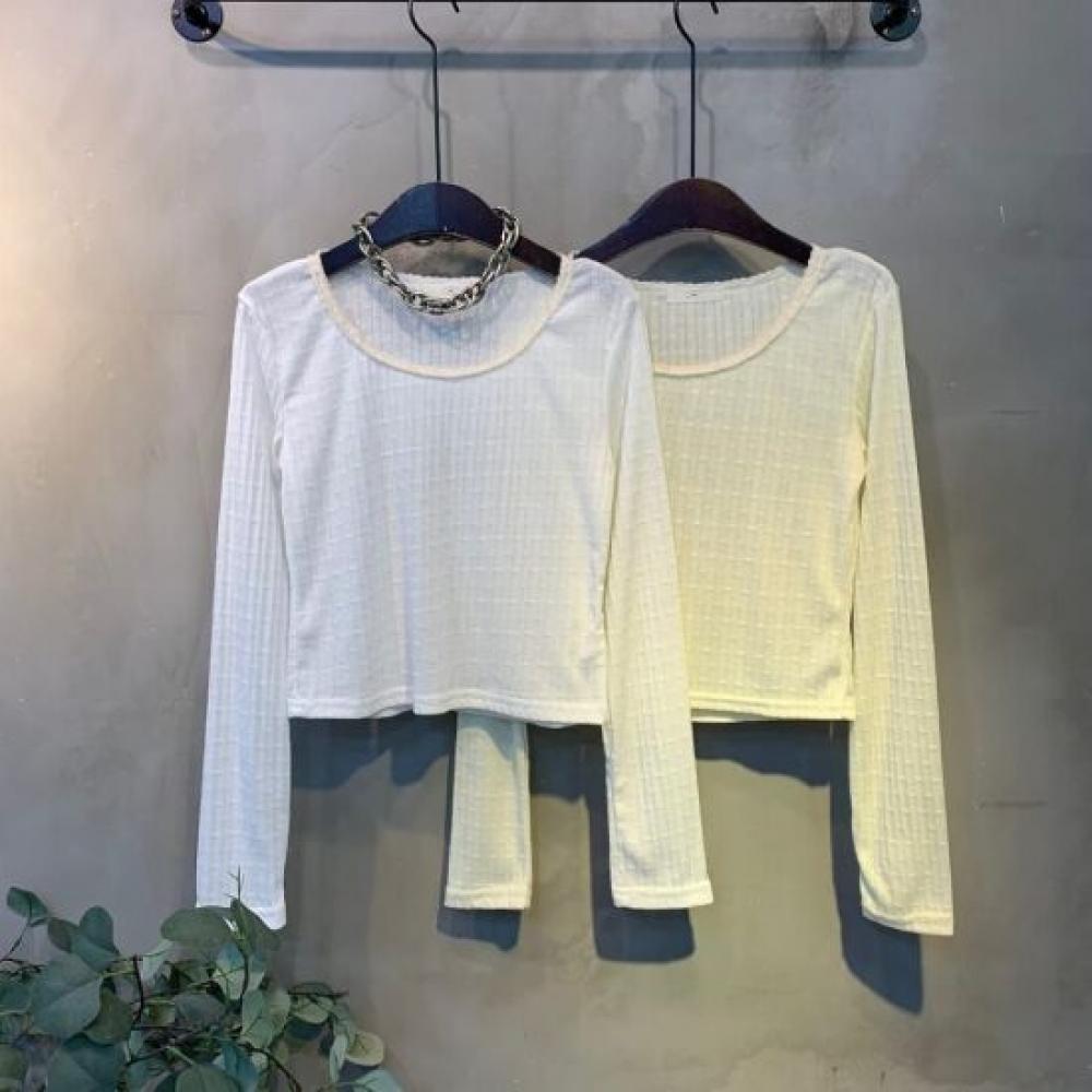 C S In The Room Long Sleeve T ShirT 3d laCe paTTern Color C