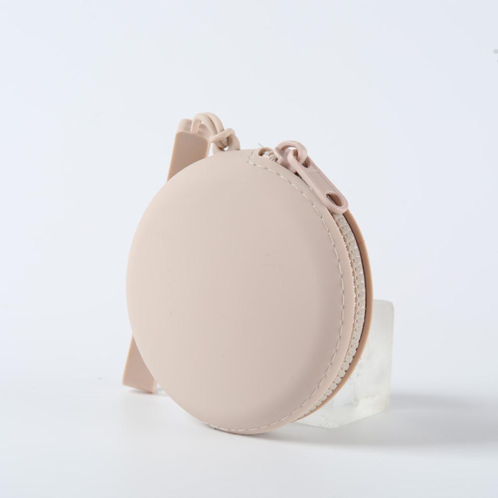 Дорожная сумка на молнии, силиконовая косметичка, переносной кошелек для монет для женщин и девочек