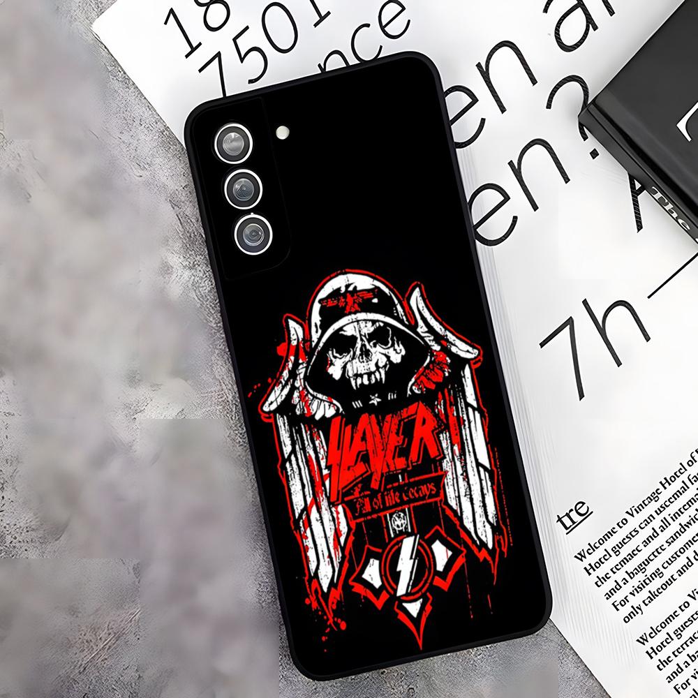 Чехол для телефона Slayer Heavy Metal Rock Band для Samsung S26 S25 Edge S24 S23 S22 S21 S20 Ultra Plus Fe Galaxy A54 A53 A34 A25 A16 Co
