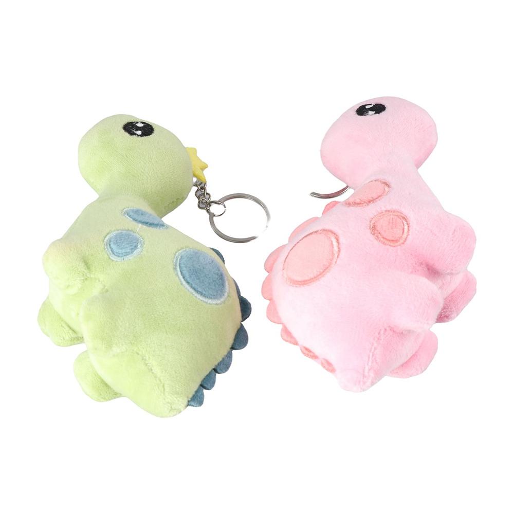 Cute Animal Dolls Keyring Cartoon Soft Toy Stuffed Toy Plush Pendant Dragon Doll Dinosaur Plush Toy