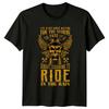 Life Is Not About Waiting Motorcycle Skull Mens T-Shirt Womens Graphic Tee