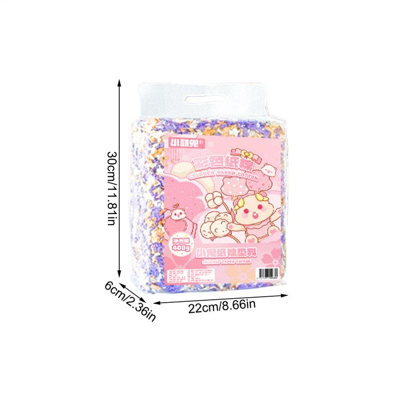 Gerbil Bedding Natural Hamster Fluff Pet Bedding Chinchilla Bedding Rabbits Paper Litter Small Animal Bedding Odor Control For