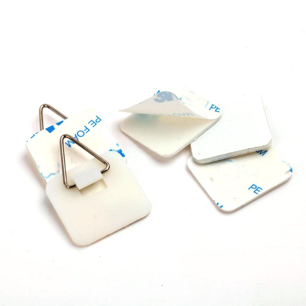 Vertical Self-Adhesive Plate Holders Plate Hanger Wall Dishes Hook Wall Art Decor Supplies