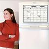 Stylish Magnetic Dry Erase Calendar - Versatile Monthly Planner for Refrigerator - Easy Kitchen Organization & Decor