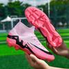 In Stock New Soccer Boots Men's and Women's Long Spikes and Broken Nails Adult Sneakers Plus Size TF Artificial Grass Training Shoes