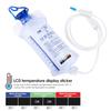 1200ml Temperature-sensing Enema Bag Cleansing Kit Household Cleaner Flushing Bag Back Court Vaginal Irrigator Health Care Tool