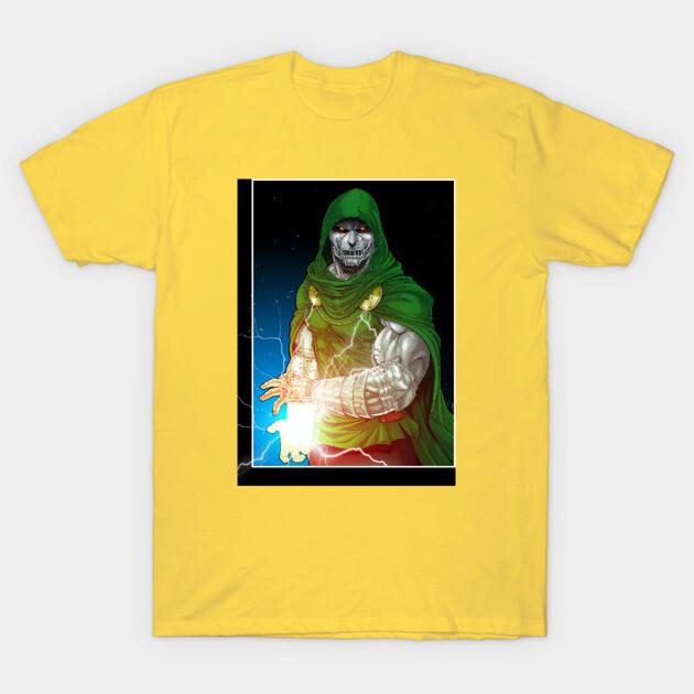 Asian Size Cotton Unisex Tshirt Print T-shirt Dr Doom (Pencils) T-shirt No-Cut Print Regular Fit